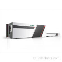 Máquina de corte láser de fibra DFDH8025 de doble mesa de 12000W